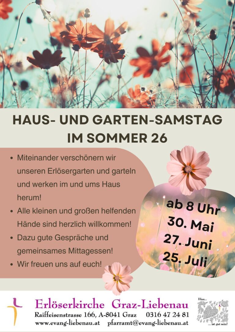 haus- und gartensamstag